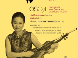 Midori con la OSCyL en el C.C. Palacio de la Audiencia
