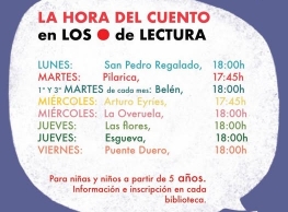 "La hora del cuento" en los puntos de lectura de Valladolid "La hora del cuento" en los puntos de lectura de Valladolid