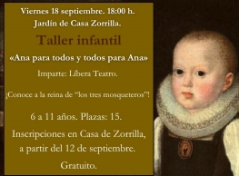 Taller “Ana para todos y todos para Ana" en la Casa de Zorrilla