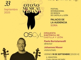 Johannes Moser con la OSCyL en el C.C. Palacio de la Audiencia