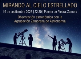 "Mirando al cielo estrellado" en Zamora "Mirando al cielo estrellado" en Zamora