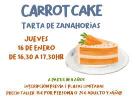 Taller "Carrot Cake" en El Puente Azul