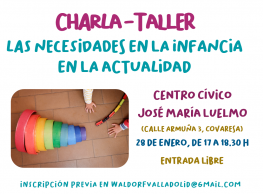 Charla Taller "Las necesidades de la infancia en la actualidad" 