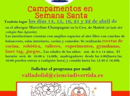 Campamento "Semana Santa con Ciencia Divertida"