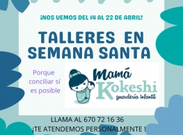 Talleres en Semana Santa en Mamá Kokeshi