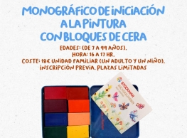 Monográfico de iniciación a la pintura con bloques de cera