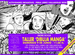 Taller "Dibuja manga" en la Feria del Libro de Valladolid