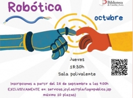 Talleres de robótica en la Biblioteca Pública de Castilla y León