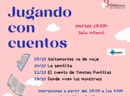 “Jugando con cuentos” en la Biblioteca Publica de Castilla y León