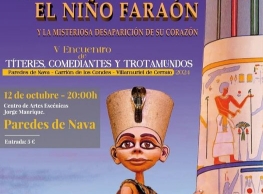 Teatro Mutis presenta "Tutankamón, el niño faraón" en Paredes de Nava