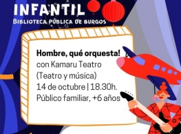 Kamaru Teatro presenta “Hombre ¡qué orquesta!”