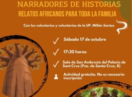 Narradores de historias en el Museo de Arte Africano Arellano Alonso