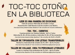 Toc - toc otoño en la Biblioteca de Arroyo de la Encomienda