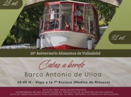 Catas a bordo en el Canal de Castilla Catas a bordo en el Canal de Castilla
