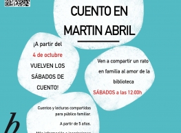 Sábados de cuento en la Biblioteca Municipal F.J. Martín Abril