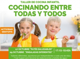 Taller "Cocinando entre todas y todos" en el Centro Municipal de Igualdad