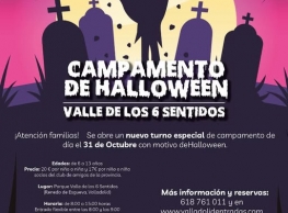 Campamento de Halloween en el Valle de los 6 Sentidos 