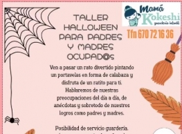 Taller de Halloween para padres y madres en Mamá Kokeshi