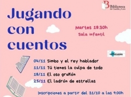 “Jugando con cuentos” en la Biblioteca Publica de Castilla y León