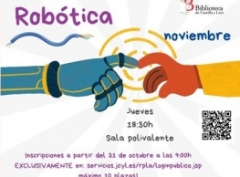Talleres de robótica en la Biblioteca Pública de Castilla y León