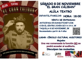 Alúa Teatro presenta “El Gran Cáliban" en Mojados