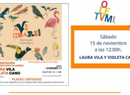 Actividad infantil "Ave cedario" en Oletvm