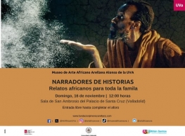 Narradores de historias en el Museo de Arte Africano Arellano Alonso