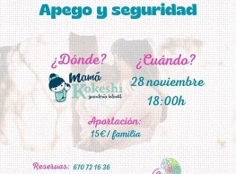 Escuelita de padres "Apego y seguridad" en Mamá Kokeshi