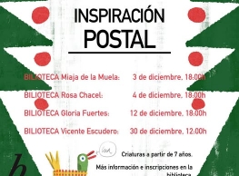 Taller de inspiración postal en las Bibliotecas