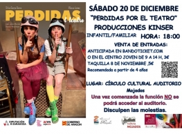 Producciones Kinser presenta "Perdidas por el teatro"