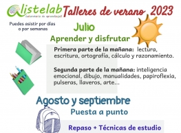Talleres de Verano en Alistelab
