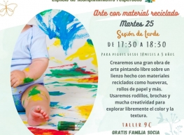 Arte con material reciclado