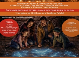 Talleres de Astronomía Familiar en el Castillo de Peñafiel