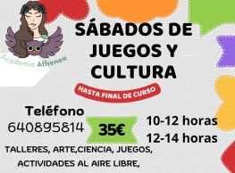 "Sábados de juego y cultura" en Academia Athenea