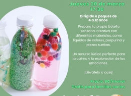 Ven a crear tu propia botella sensorial