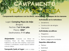 Campamento en Playa de Arija