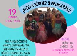 Fiesta Héroes y Princesas en la Escuela Infantil Trompita
