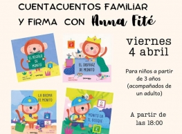 Cuentacuentos en familia: "Anna Fité" en la Librería La Marmota