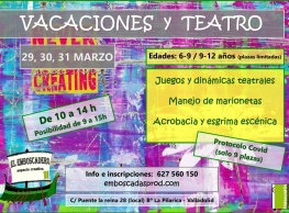 Vacaciones y Teatro con Emboscad@s Producciones