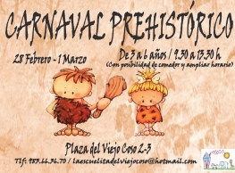 “Carnavales Prehistóricos” en la Escuelita