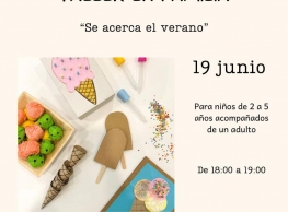 Taller familiar "Se acerca el verano"