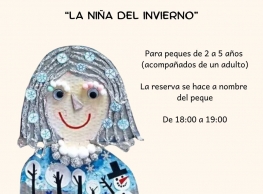 Taller en familia "La niña del invierno" en la Librería La Marmota