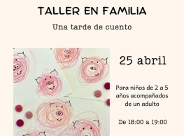 Taller en familia "Una tarde de cuento" en La Marmota