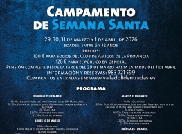 Campamento de Semana Santa en Matallana. CIN Matallana, Villalba de los Alcores (Valladolid).