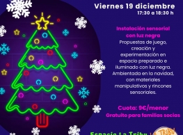 Navidad con Luz negra