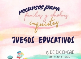 Recursos para familias y educadoras inquietas