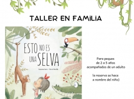 Taller en familia "Esto no es una selva" en la Librería La Marmota