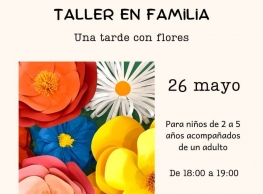 Taller en familia "Una tarde con flores"