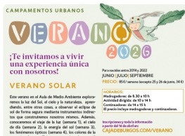 Campamentos Urbanos con el Aula de Medio Ambiente Caja de Burgos