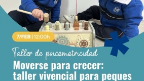 Taller de psicomotricidad "Moverse para crecer" en el Colegio Compañía de María La Enseñanza